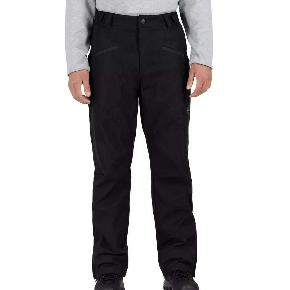 NWT Gerry Men's XL Black Stretch Snow Pants Polyester Waterproof Fleece Lined